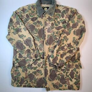 Vintage‎ Sears Roebuck Field Tested Hunting Jacket 60s 70s Camo Canvas USA